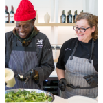 Culinary educator and culinary student